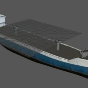 Old Cargo Ship Sea Transport 3d model