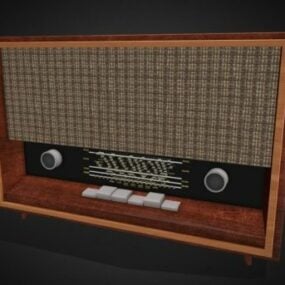 老式卡门收音机 1963 3d模型