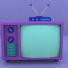 Tecknad TV-design