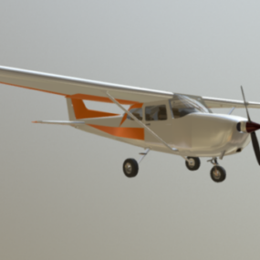 Plane Cessna 172 3d model
