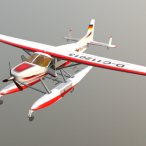 Cessna 208 Airplane 3d model