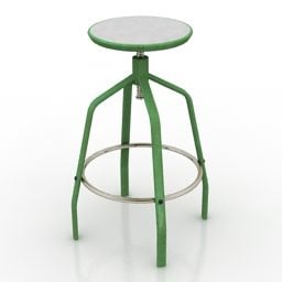 Bar Chair Vito Design 3d model