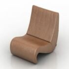 Armloser Stuhl Amoebe Design