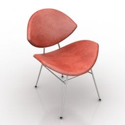 Office Chair Fishnet Design 3d model
