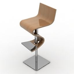 صندلی بار فرانسکو طرح سه بعدی