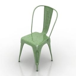 3D-Modell der Tolix-Stuhlmöbel aus Metall