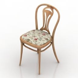 Antique Chair Thonet Design 3d model