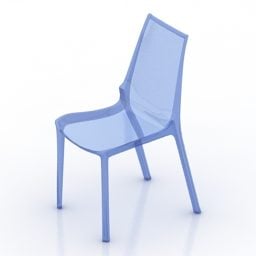 Plastic stoel transparantie 3D-model