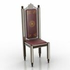 Wooden Throne Chair High Back