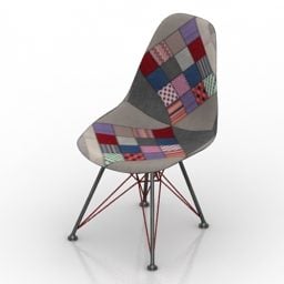 Kursi Furnitur Eames Desain model 3d
