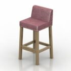 Bar Chair Wooden Legs