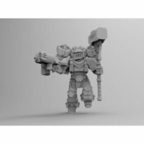 카오스 스매시 로드 캐릭터 조각 3d 모델