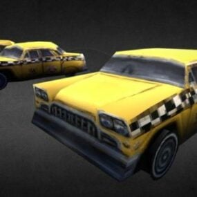 Checker Taxi Auto 3D-model