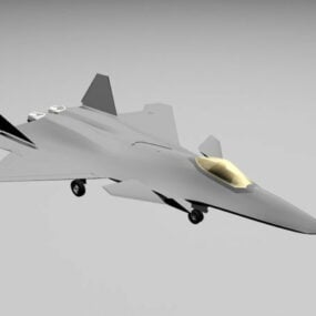 中国J20戦闘機3Dモデル