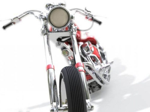 Vélo chopper Harley Davidson