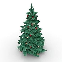 Vánoční strom V1 3D model