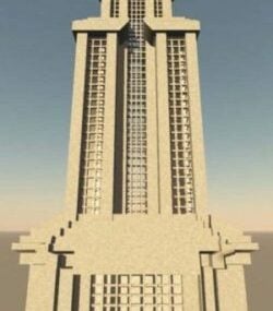 Usa Chrysler Building 3D model