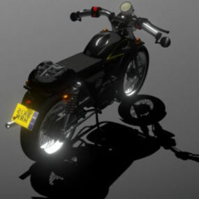 موتور سیکلت کافه مسابقه مدل سه بعدی