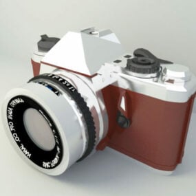 Παλιά κλασική κάμερα τρισδιάστατο μοντέλο