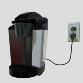 Mô hình máy pha cà phê 3d