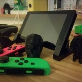 Printable Compact Switch Holder 3d model