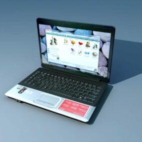 Compaq Presario kannettavan tietokoneen 3d-malli