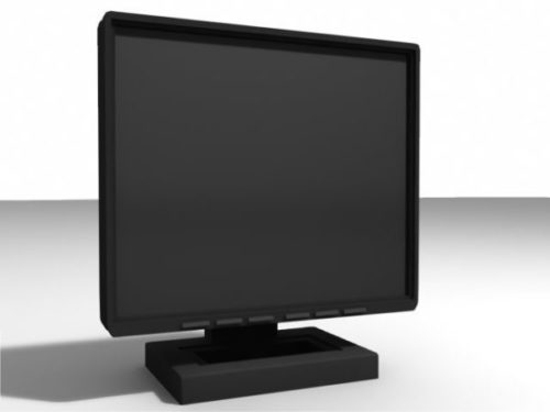 Kwadratowy monitor komputerowy