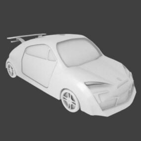 Yarış Arabası Konsept Tasarımı 3D model