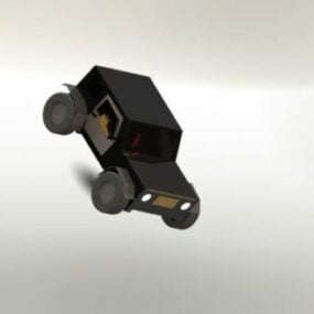 Koncept Black Jeep Car 3D model