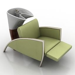 Καλλυντική καρέκλα Sassi Design τρισδιάστατο μοντέλο