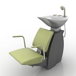 3д модель косметического кресла Wella Design