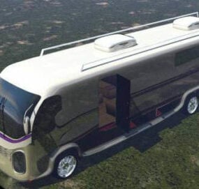 クルーザー RV トラック バス 3D モデル
