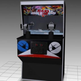 Crack Shot Arcade Machine 3d model