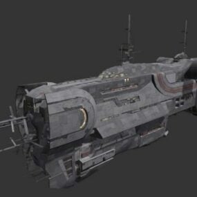 3d модель космічного корабля війни