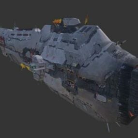 Nave espacial Sci-Fi Crucero Vgr Modelo 3D