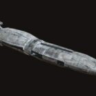 Sci-fi Crucero Pesado Spaceship