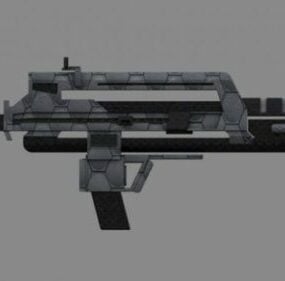 Custom Smg Gun 3d model
