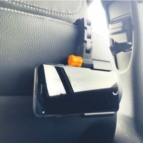 Yazdırılabilir Özelleştirilebilir Araba Koltuğu Telefon Tutucu 3D modeli