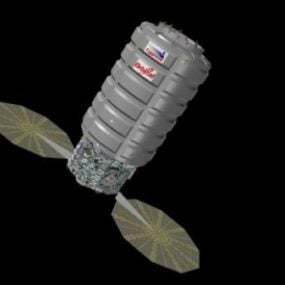 نموذج سفينة الفضاء Cygnus Cargo ثلاثي الأبعاد