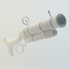 Dota スナイパーズ ライフル銃武器 3D モデル