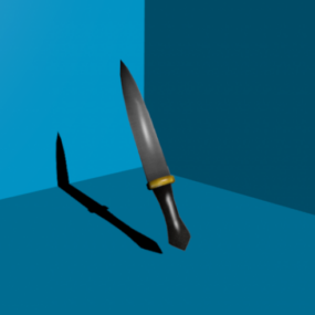 游戏匕首设计3d模型