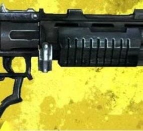 Model 3d Senjata Darksider Mercy Gun
