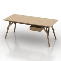 家具办公桌工作室3d模型