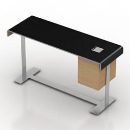 직사각형 책상 B&b 디자인 3d 모델