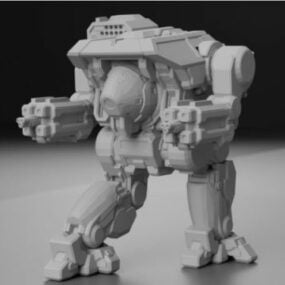 Dire Wolf Prime Character Sculpt 3d model