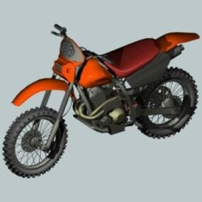 Dirt Bike Motorcycle 3d model