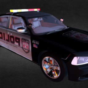 דודג' צ'ארג'ר מכונית משטרה דגם תלת מימד