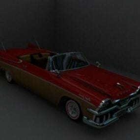 Rotes Dodge Royal Lancer Auto 3D-Modell