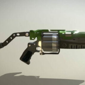 둠 총 무기 3d 모델