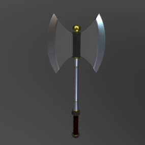 Medieval Vintage Weapon Pack With Axe 3d model